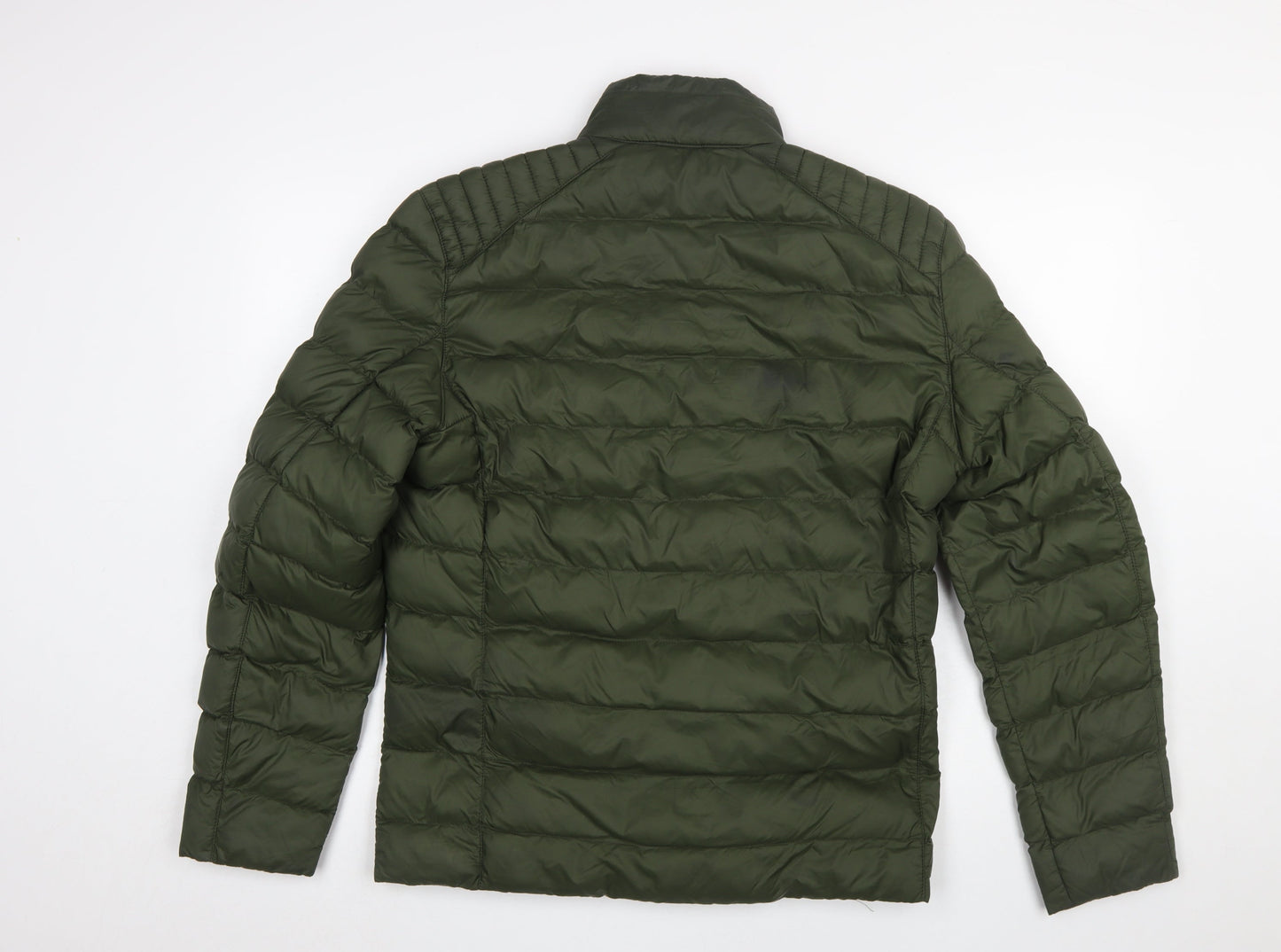Mens UK Size S Lucky Brand Green Puffer Jacket