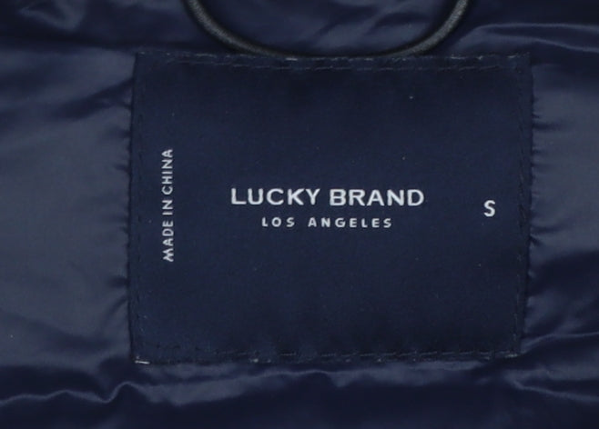 Mens UK Size S Lucky Brand Green Puffer Jacket
