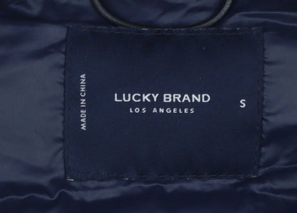 Mens UK Size S Lucky Brand Green Puffer Jacket