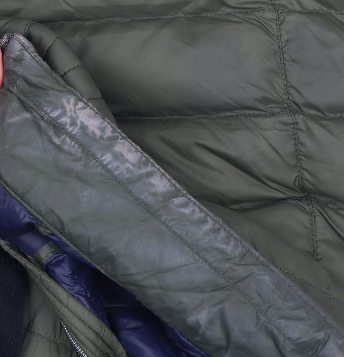 Mens UK Size S Lucky Brand Green Puffer Jacket