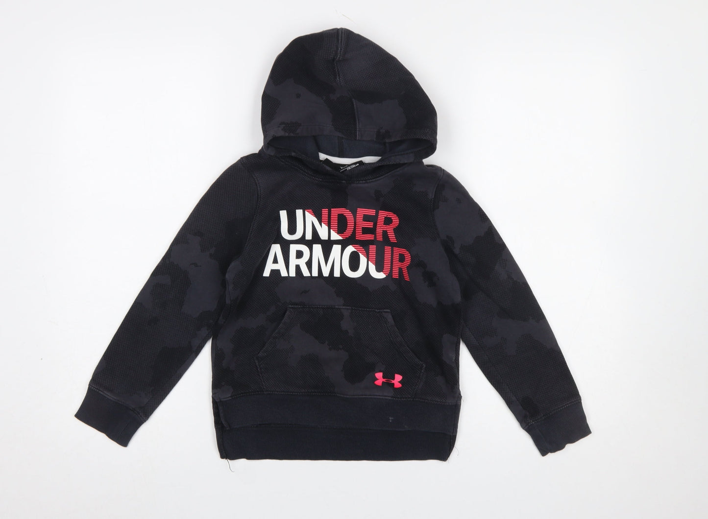 Boys UK Size S Under armour Black Pullover Hoodie