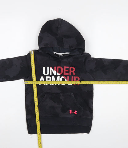 Boys UK Size S Under armour Black Pullover Hoodie