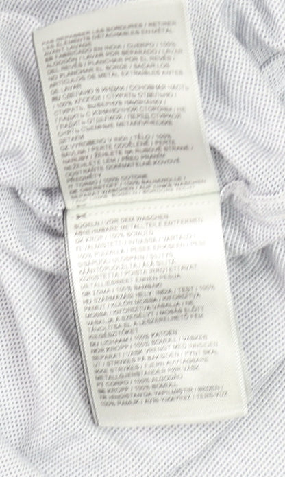 Mens UK Collar Size L Superdry Smart Grey  Dress Shirt