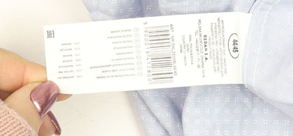 Mens UK Collar Size XL Top Secret Smart Blue  Dress Shirt