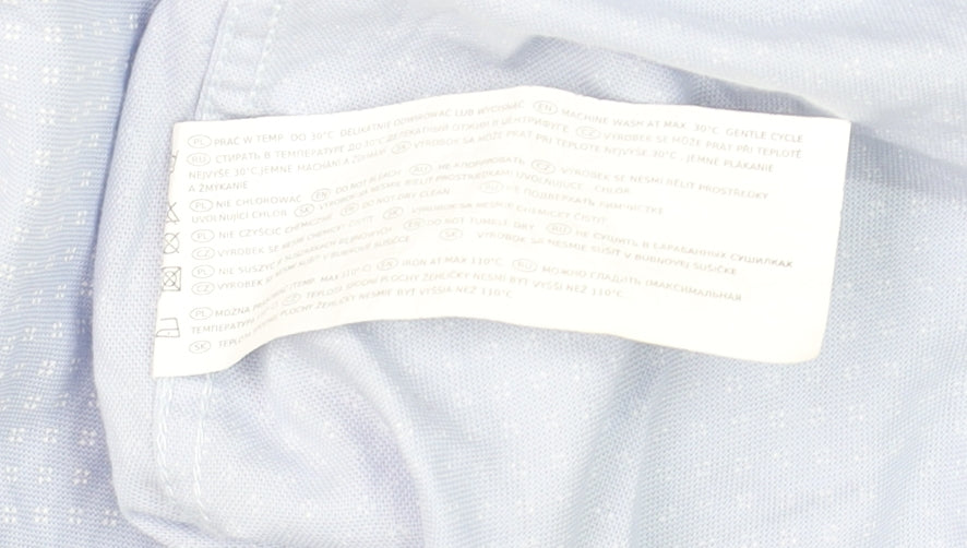 Mens UK Collar Size XL Top Secret Smart Blue  Dress Shirt