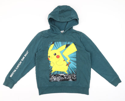Boys UK Size 11 Years NEXT Blue Pullover Hoodie