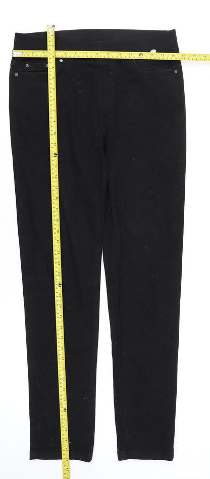 Womens UK Size 8 PINNS Slim Fit Skinny Black Jeans