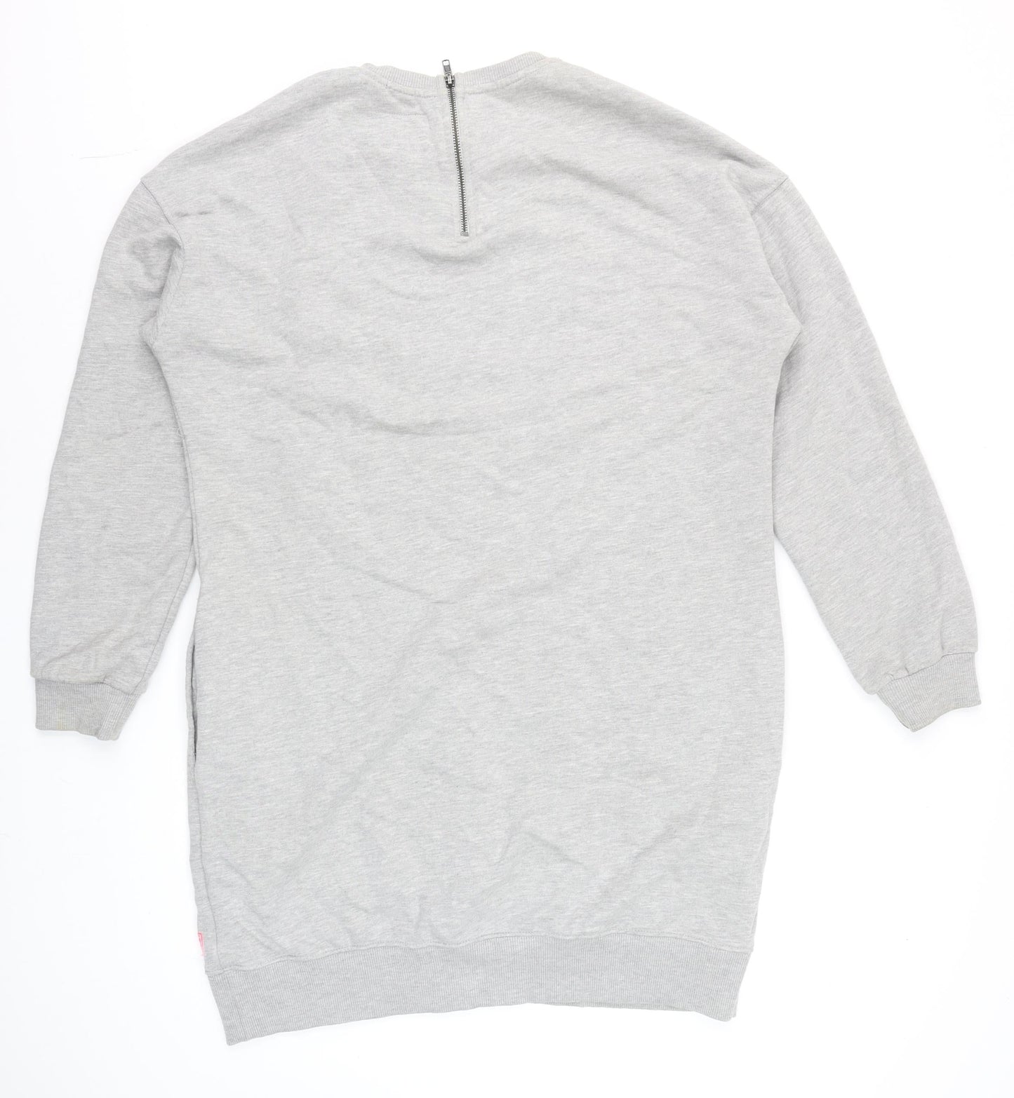 Womens UK Size XL Superdry Grey Pullover Sweatshirt