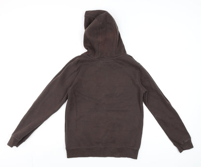 Boys UK Size 10-11 Years Genuine Merchandise Brown Pullover Hoodie