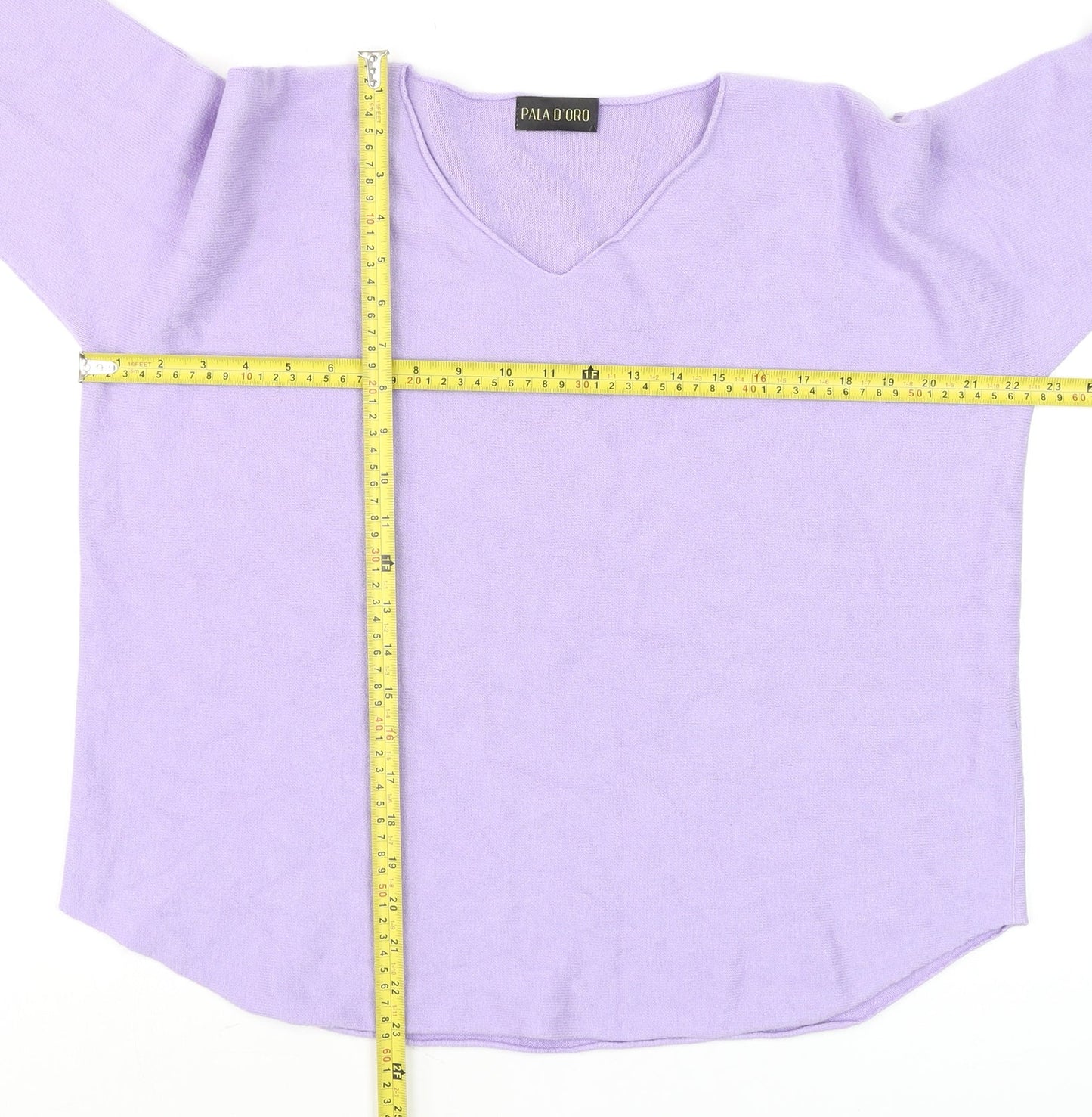 Womens UK Size LXL Pala D’Oro Purple Pullover Jumper