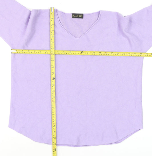 Womens UK Size LXL Pala D’Oro Purple Pullover Jumper