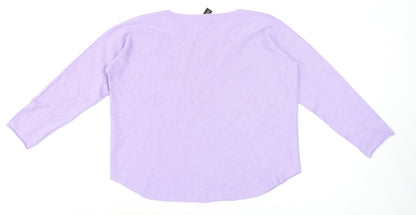 Womens UK Size LXL Pala D’Oro Purple Pullover Jumper