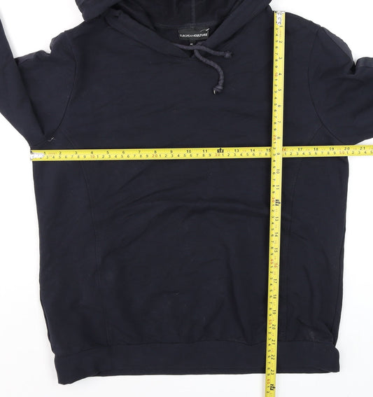 Mens UK Size XL European Culture Blue Pullover Hoodie