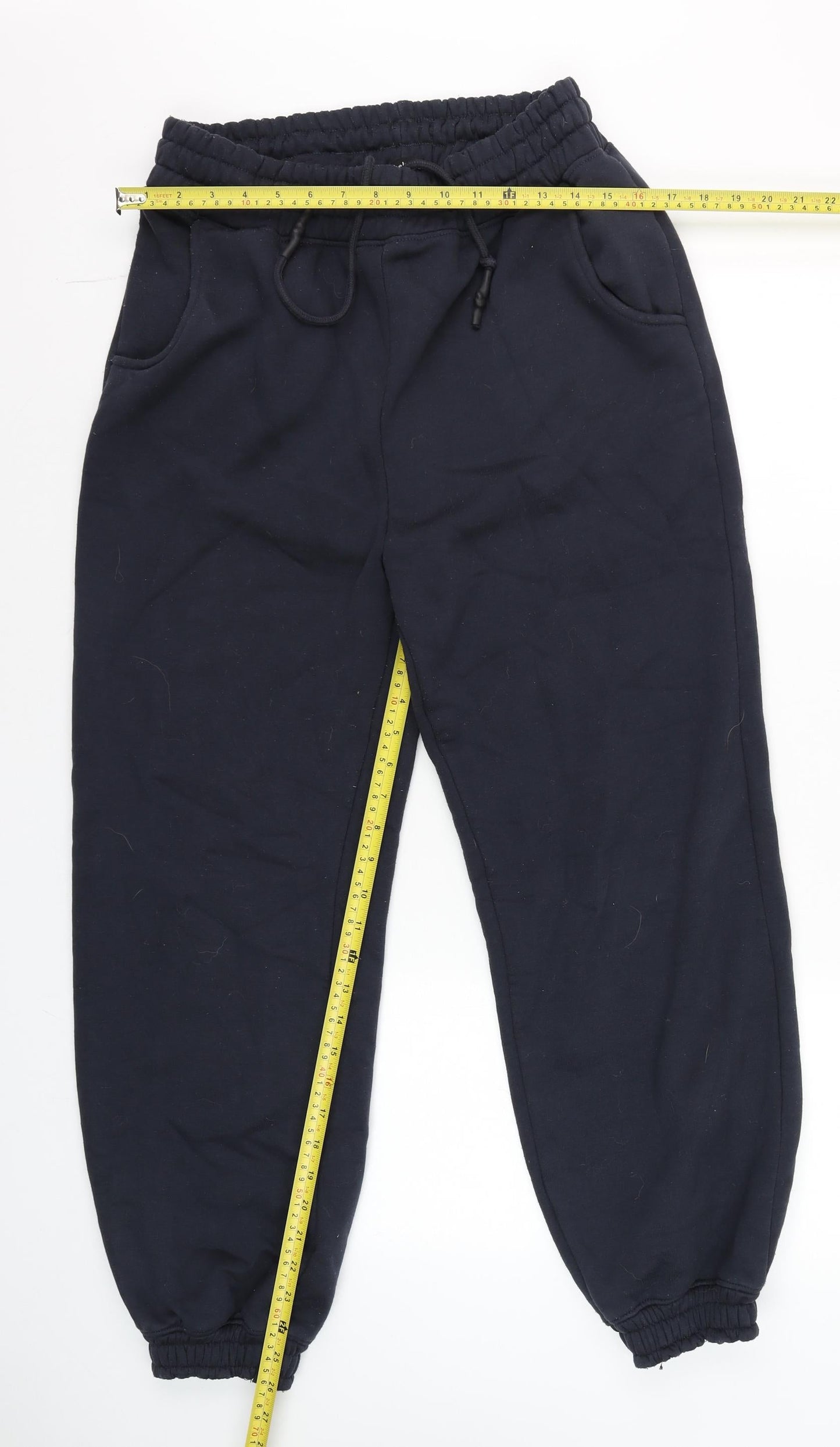 Mens UK Size S Mars The Label Regular Fit Jogger Black Trousers