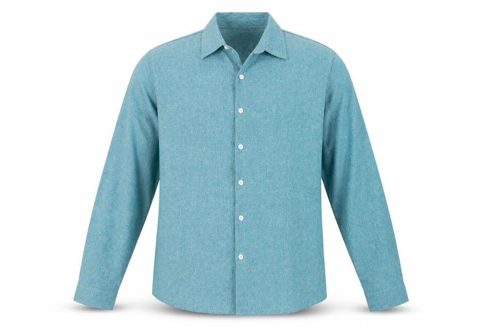 Mens UK Collar Size 3XL Manfinity Smart Blue  Dress Shirt