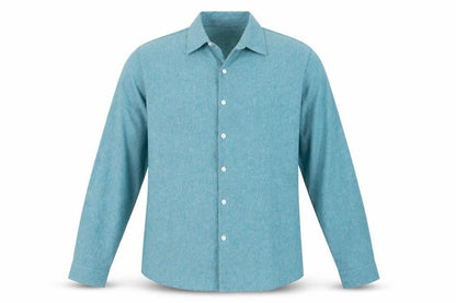 Mens UK Collar Size 3XL Manfinity Smart Blue  Dress Shirt
