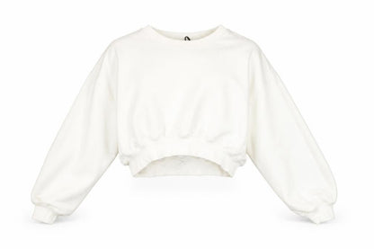 Womens UK Size S Zara White Pullover Sweatshirt