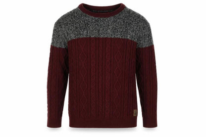 Mens UK Size L CENTERED Red Pullover Jumper