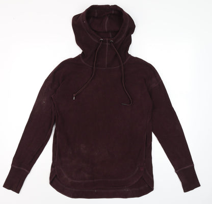 Womens UK Size 2XS Sweaty Betty Red Pullover Hoodie
