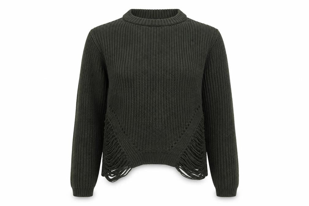 Womens UK Size 10 Select Green Pullover Jumper