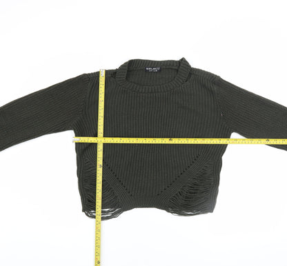 Womens UK Size 10 Select Green Pullover Jumper