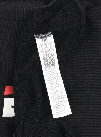 Mens UK Size M GUESS Black Pullover Sweatshirt