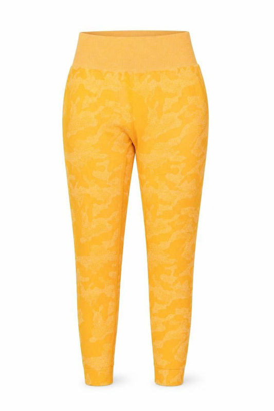 Womens UK Size M Lone Wolf Slim Fit Leggings Yellow Leggings