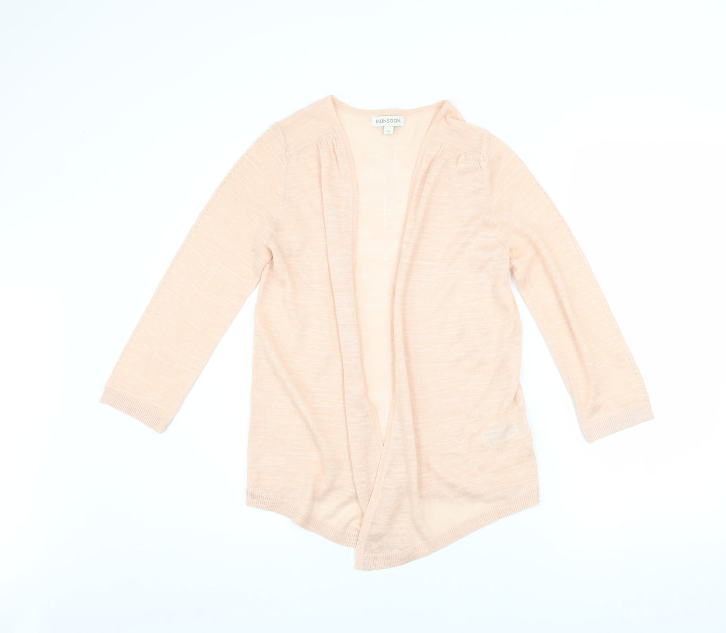 Womens UK Size S Monsoon Beige Cardigan Jumper