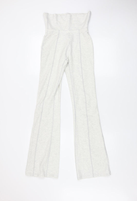 Womens UK Size S Boohoo  Leggings Ivory Leggings