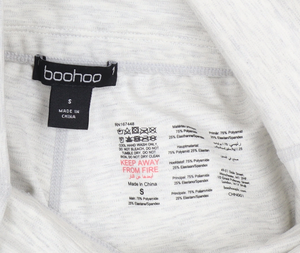 Womens UK Size S Boohoo  Leggings Ivory Leggings