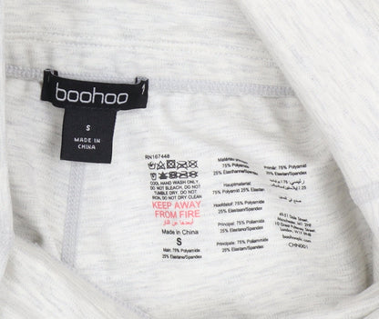 Womens UK Size S Boohoo  Leggings Ivory Leggings