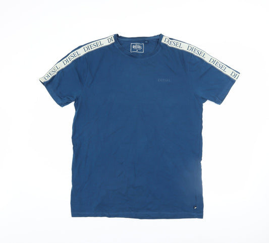 Mens UK Size M Diesel Blue  T-Shirt