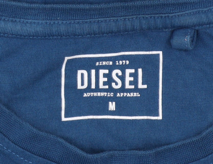 Mens UK Size M Diesel Blue  T-Shirt