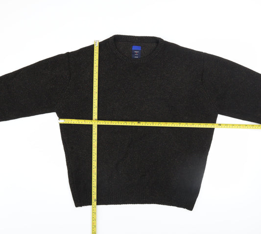 Mens UK Size XL Tricot Marine Jeans Black Pullover Jumper