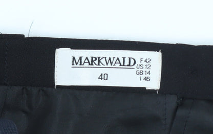 Womens UK Size 14 Markwald Straight & Pencil Twill Skirt