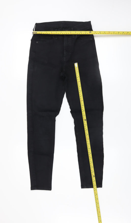 Womens UK Size 8 Topshop Slim Fit Skinny Black Jeans