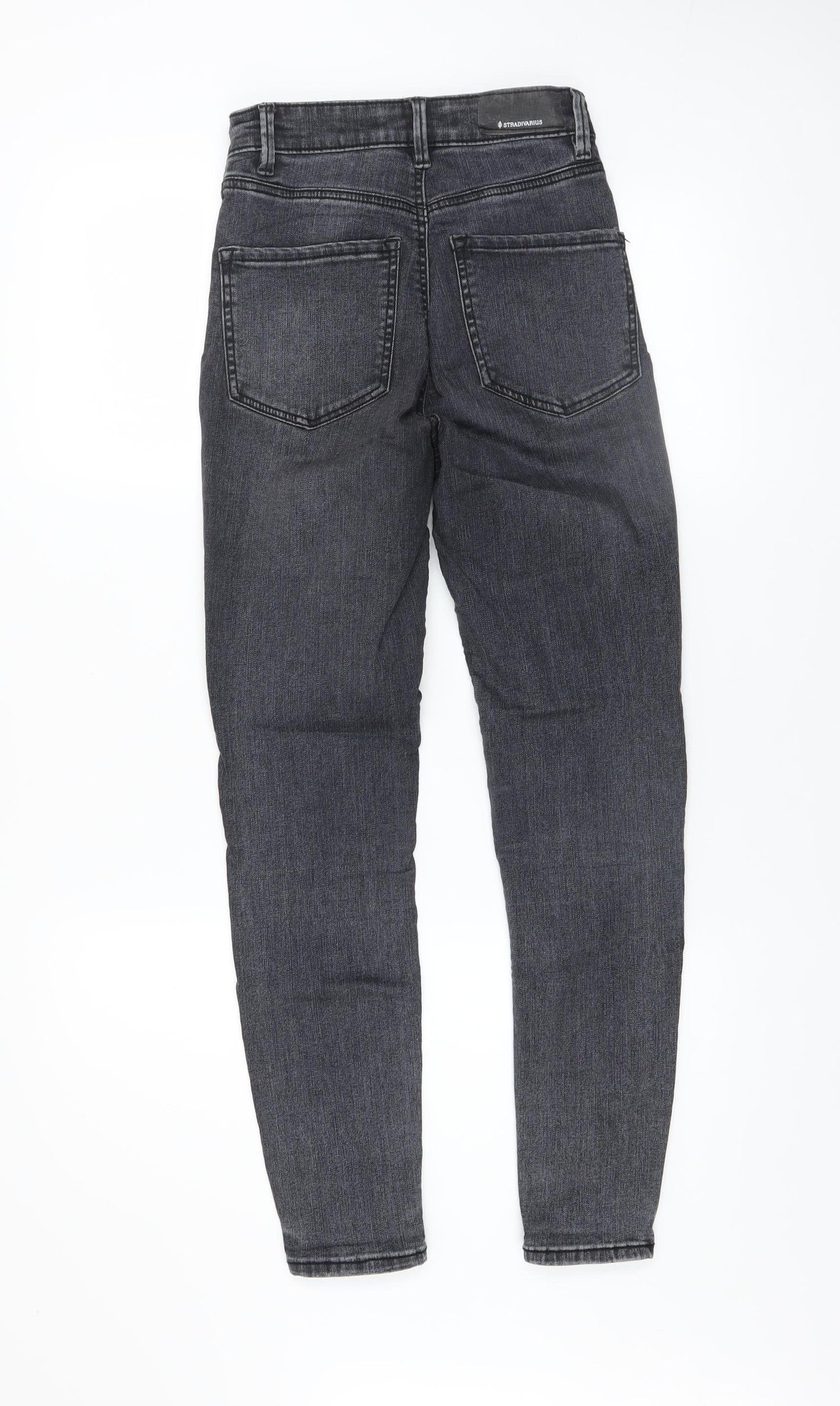 Womens UK Size 6 Stradivarius Slim Fit Skinny Grey Jeans