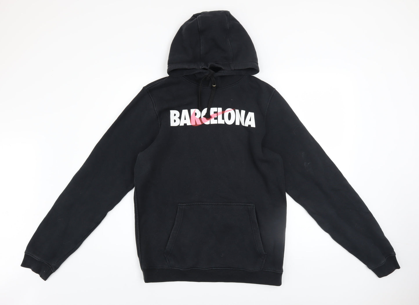 Mens UK Size S Nike Black Pullover Hoodie