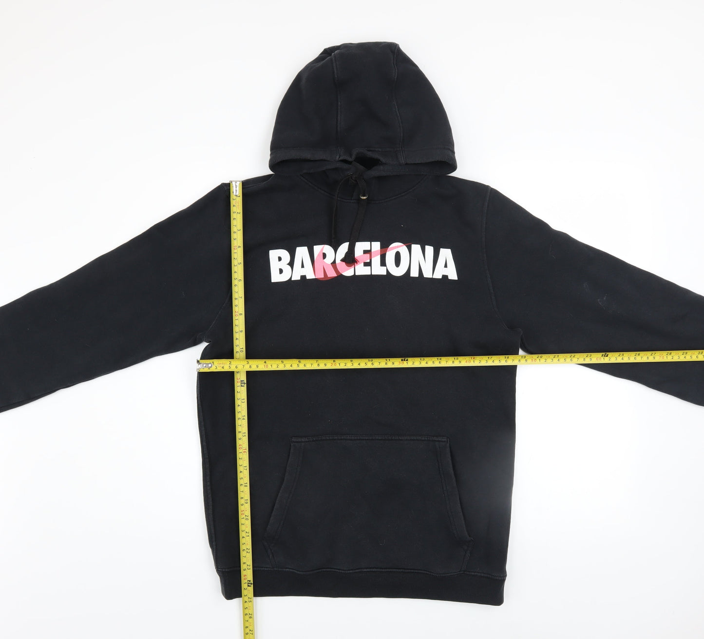 Mens UK Size S Nike Black Pullover Hoodie