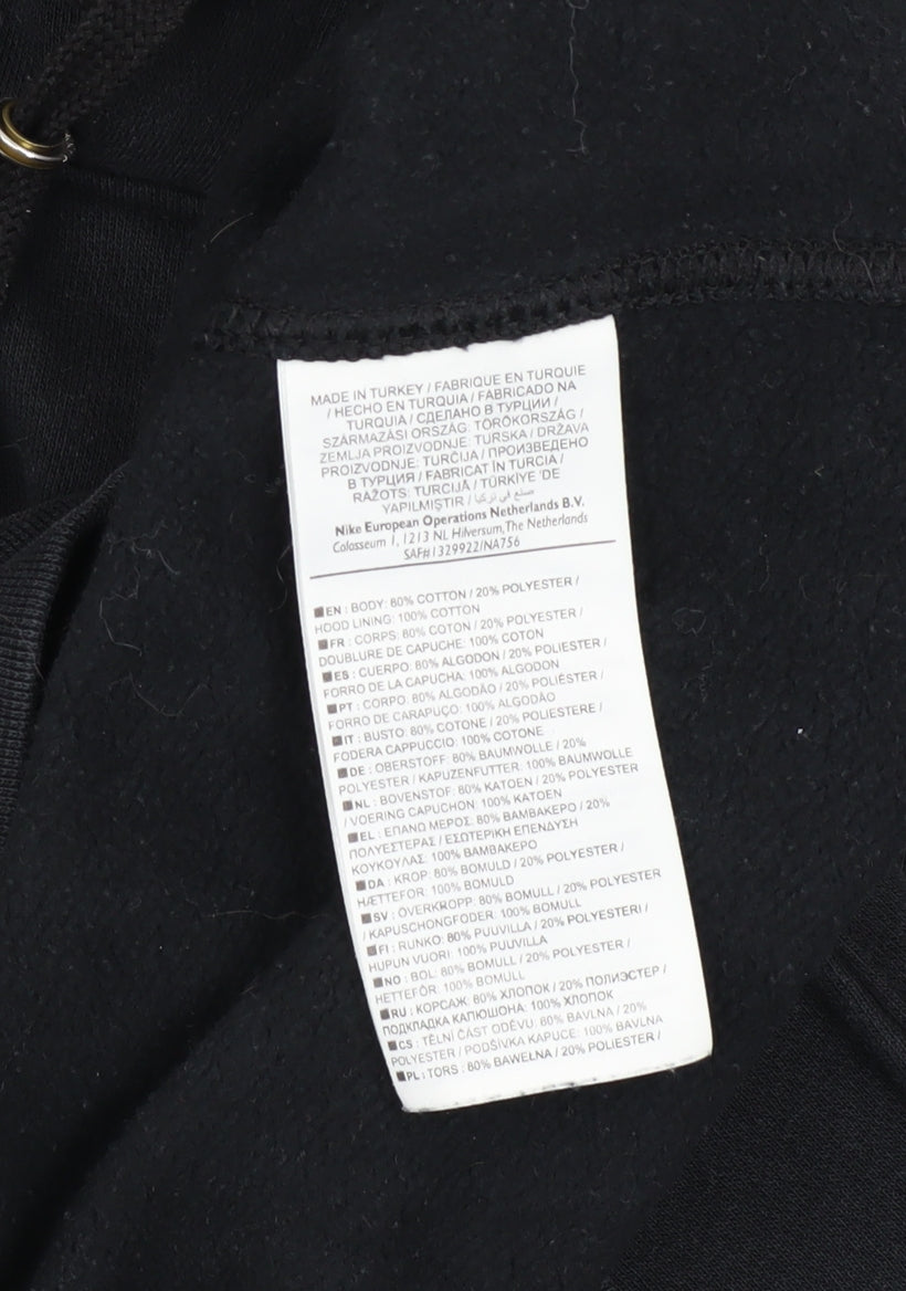 Mens UK Size S Nike Black Pullover Hoodie