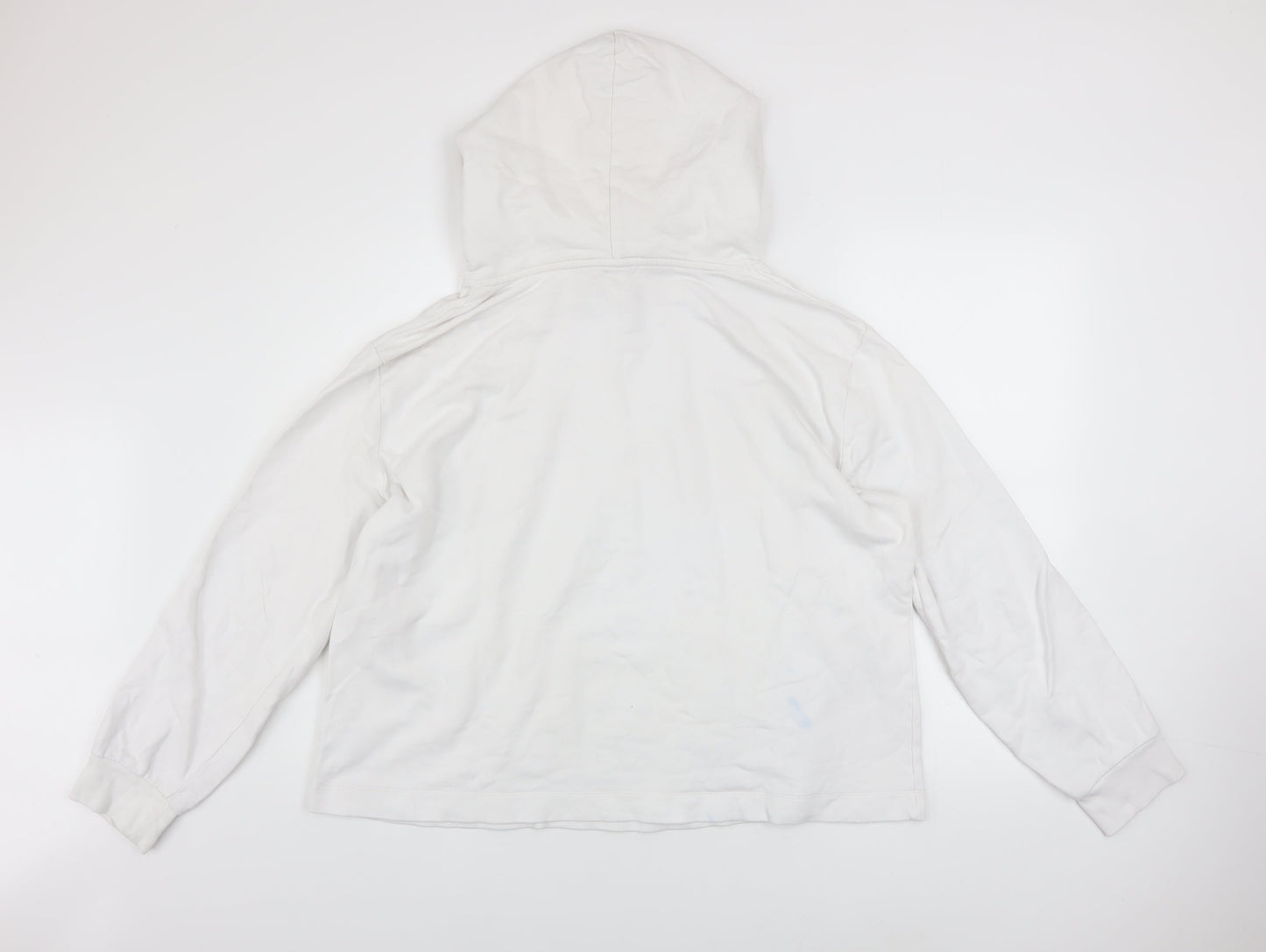 Womens UK Size L Gap White Pullover Hoodie