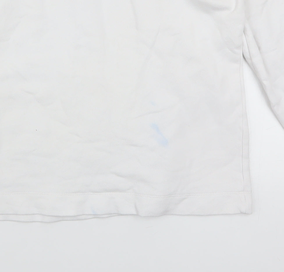 Womens UK Size L Gap White Pullover Hoodie