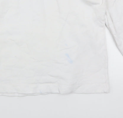 Womens UK Size L Gap White Pullover Hoodie