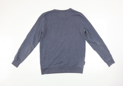 Mens UK Size S The Bearhug Co Blue Pullover Sweatshirt