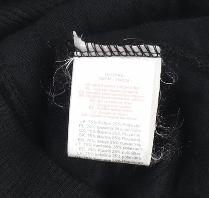 Boys UK Size 12-13 Years RESPECT Black Bomber Jacket