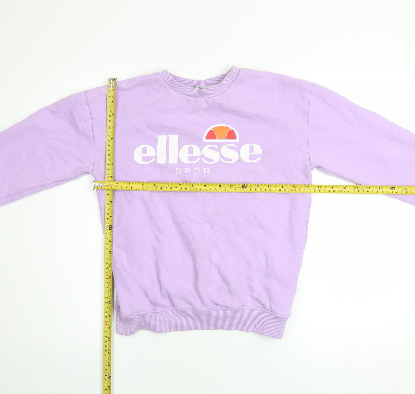Womens UK Size 8 ellesse Purple Pullover Sweatshirt