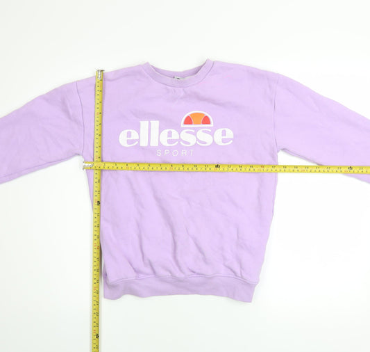 Womens UK Size 8 ellesse Purple Pullover Sweatshirt