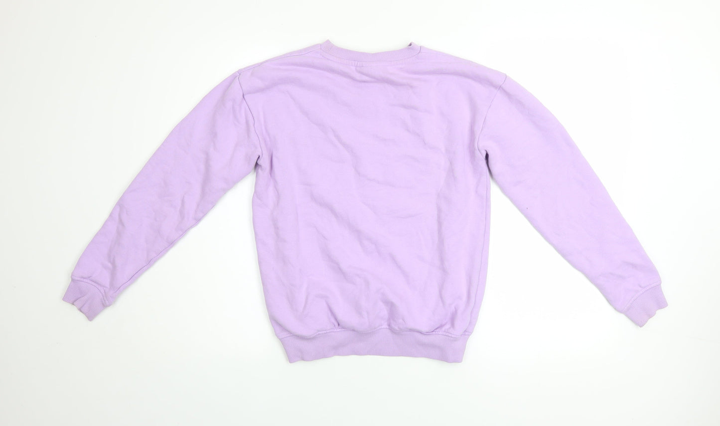 Womens UK Size 8 ellesse Purple Pullover Sweatshirt