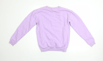 Womens UK Size 8 ellesse Purple Pullover Sweatshirt