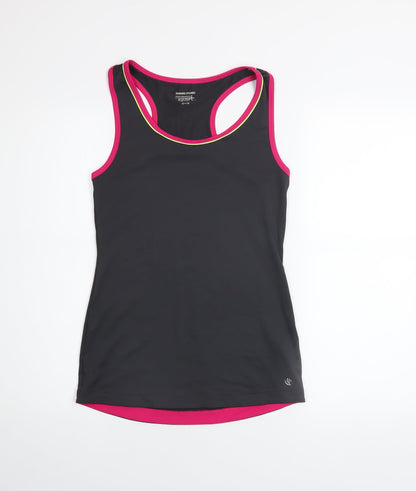 Womens UK Size 8 Dunnes Stores Black Gym & Training Running & Jogging Yoga Tank